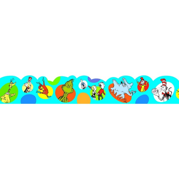 Dr. Seuss™ Bubbles Deco Trim®, 37 Ft Per Pack, PK6